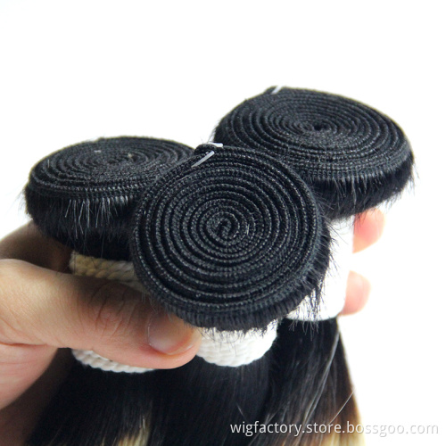 original virgin brazilian hair in jamaica , hot selling  1b/613  high quality brazilian straight hair bundles
